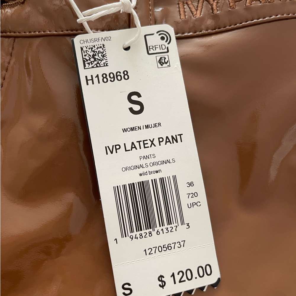 Adidas Ivy Park Latex pants size S NWT - Picture 3 of 5